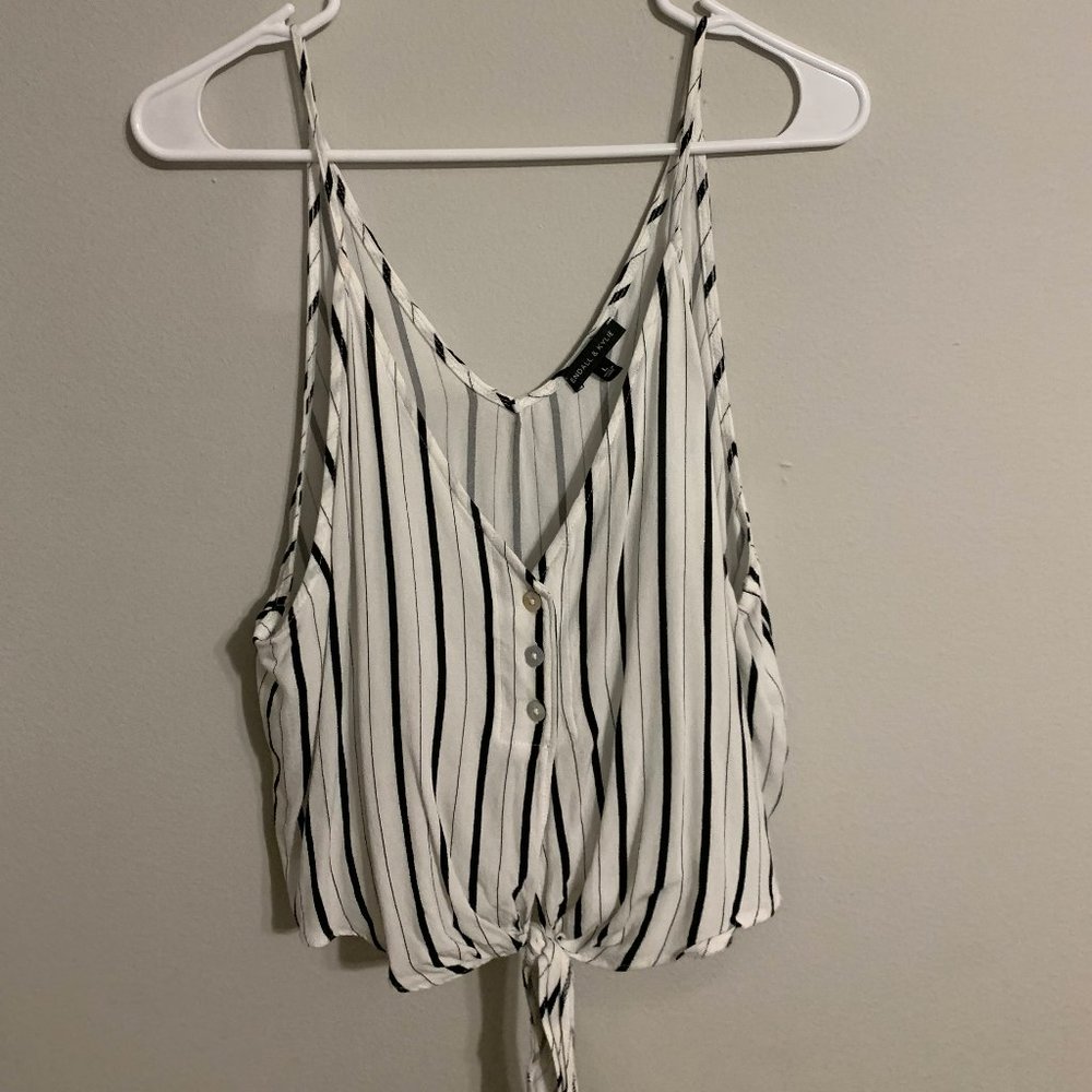 Stripped Crop Top